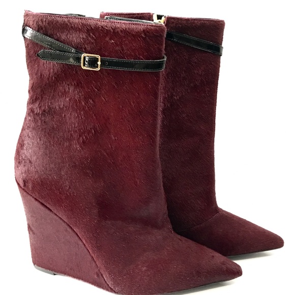 Burberry Prorsum Calfskin Ankle Wedge Boots - Picture 4 of 8